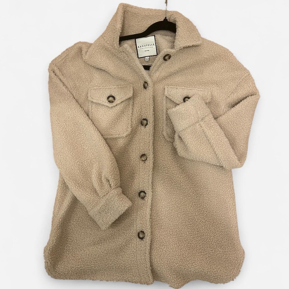 Bagatelle Tan Sherpa Jacket